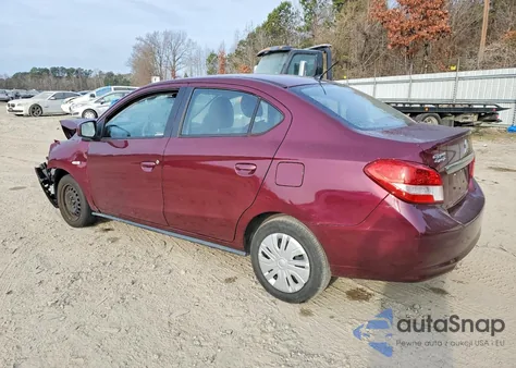 2020 Mitsubishi Mirage G4 Es z USA, uszkodzony, nr VIN ML32F3FJ9LHF12070